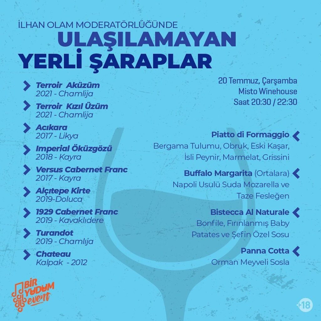 Ulaşılamayan Yerli Şaraplar Tadımı